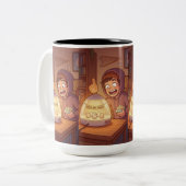 Quiet Before the Hatch Zweifarbige Tasse (Vorderseite Links)