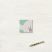 Quiet Botanicals Floral Post-it Klebezettel (Auf Schreibtisch)