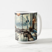 Quiet Café in San Francisco Kaffeetasse (VorderseiteRechts)