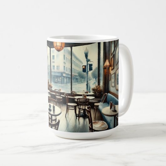 Quiet Café in San Francisco Kaffeetasse (VorderseiteRechts)