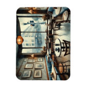 Quiet Café in San Francisco Magnet (Vertikal)