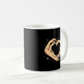 Quiet Comfort – Gentle Emotional Support Art Kaffeetasse (VorderseiteRechts)