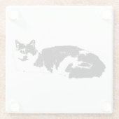 Quiet Companion Glasuntersetzer (Rückseite)