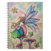 Quiet Contemplation Fairy Art von Molly Harrison Notizblock (Vorderseite)