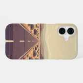 Quiet Desert Route iPhone 16 Hülle (Rückseite (Horizontal))