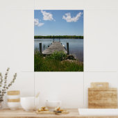 Quiet Dock in the Upper Peninsula Poster (Küche)