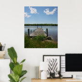 Quiet Dock in the Upper Peninsula Poster (Heimbüro)
