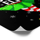 Quiet Elf Christmas Girls Women Elf Squad Xmas Fam Poster (Ecke)