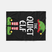 Quiet Elf Family Matching Group Weihnachten Fleecedecke (Vorderseite (Horizontal))