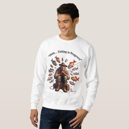 Quiet Fisherman Fish Sweatshirt (Vorne ganz)