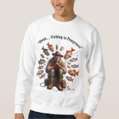Quiet Fisherman Fish Sweatshirt (Vorderseite)