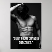 Quiet Focus Changes Outcomes – Quote Poster (Vorne)