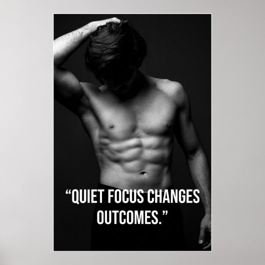 Quiet Focus Changes Outcomes – Quote Poster (Vorne)