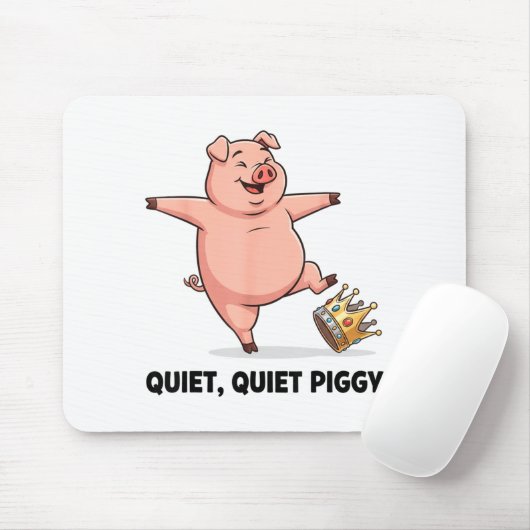 Quiet Ggy Funny Litical Meme Anti-trump Design  Mousepad (Mit Mouse)