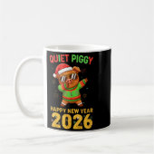 Quiet Ggy Happy New Year 2026 Cute Animal  Kaffeetasse (Links)