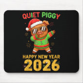 Quiet Ggy Happy New Year 2026 Cute Animal Mousepad (Vorne)