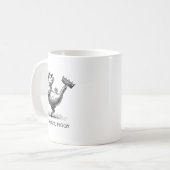 Quiet Ggy Meme Feminist Subtle Humor Protest Resis Kaffeetasse (Vorderseite Links)
