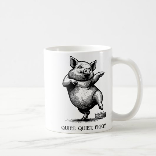 Quiet Ggy Meme Feminist Subtle Humor Protest Resis Kaffeetasse (Rechts)