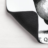 Quiet Ggy Meme Feminist Subtle Humor Protest Resis Mousepad (Ecke)