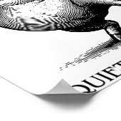 Quiet Ggy Meme Feminist Subtle Humor Protest Resis Poster (Ecke)