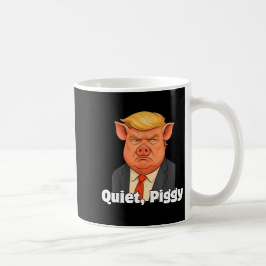 Quiet Ggy Snarky Litical G Joke Design  Kaffeetasse (Rechts)