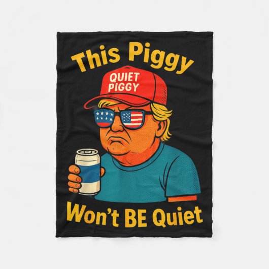 Quiet Ggy Tees Family Friends Funny Design Perfect Fleecedecke (Vorderseite)