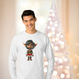 Quiet Girl Christmas Elf Men's T-Shirt