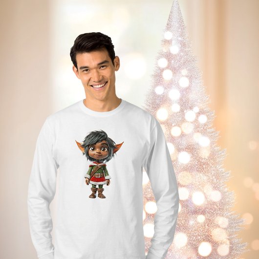 Quiet Girl Christmas Elf Men's T-Shirt
