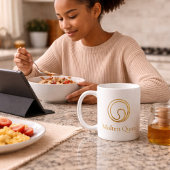 Quiet Gold Swirl Classic Mug, 11 oz Kaffeetasse