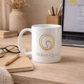 Quiet Gold Swirl Classic Mug, 11 oz Kaffeetasse
