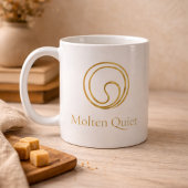 Quiet Gold Swirl Classic Mug, 11 oz Kaffeetasse