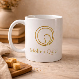 Quiet Gold Swirl Classic Mug, 11 oz Kaffeetasse