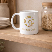 Quiet Gold Swirl Classic Mug, 11 oz Kaffeetasse