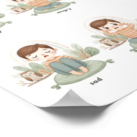 Quiet Grove How I’m Feeling Calming Corner Poster (Ecke)