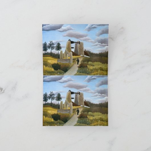 Quiet Harmony Wassily Kandinsky Karte (Innenseite)