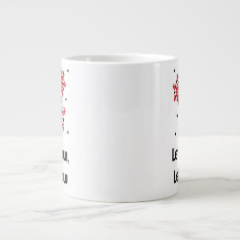 Quiet Holiday Mug – Calm Hot Chocolate Cup Jumbo-Tasse