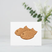 Quiet Icons – Japanese Taiyaki Postkarte (Stehend Vorderseite)