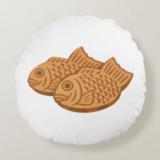 Quiet Icons – Japanese Taiyaki Rundes Kissen