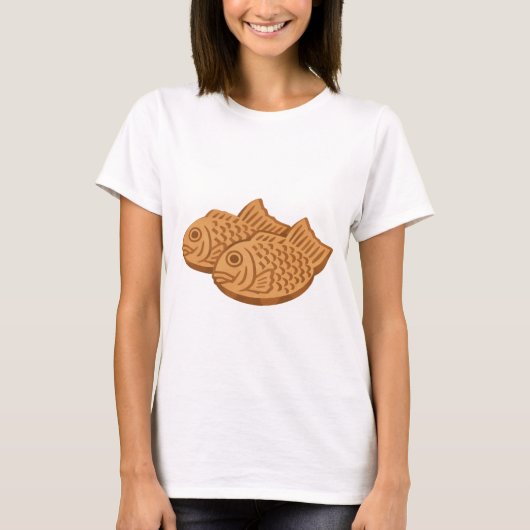 Quiet Icons – Japanese Taiyaki T-Shirt (Vorderseite)