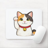 Quiet Icons – Lucky Cat Mousepad (Mit Mouse)