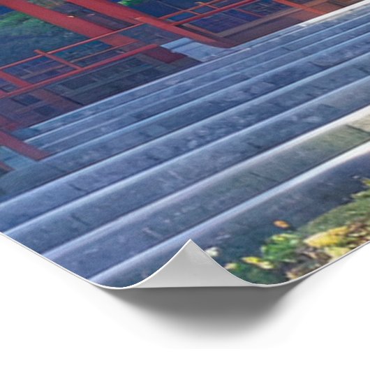 Quiet Japanese Shrine Poster (Ecke)