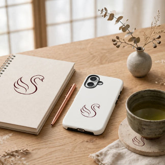 Quiet Luxury Minimalist Swan Tough Handyhülle | Ae iPhone 16 Hülle
