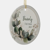 Quiet Luxury Personalized Ornament (Rechts)