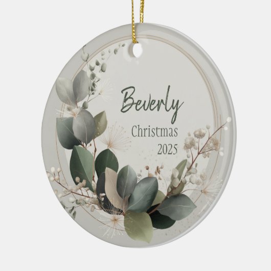 Quiet Luxury Personalized Ornament (Links)
