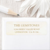 Quiet Luxury Timeless Gold Return Address (Insitu)