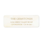 Quiet Luxury Timeless Gold Return Address (Vorne)