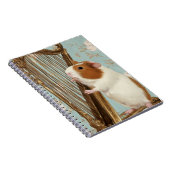 Quiet Melody – Elegant Guinea Pig Notebook Notizblock (Rechte Seite)
