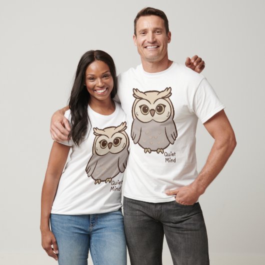 Quiet Mind Owl T-Shirt (Unisex)