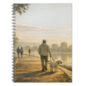 Quiet Morning Walk – Classic Spiral Notebook Notizblock (Vorderseite)