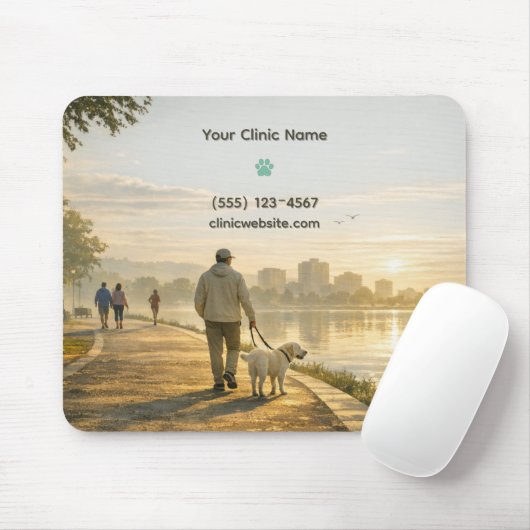 Quiet Morning Walk – Clinic Mousepad (Mit Mouse)